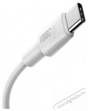 Baseus CATSW-G02 USB/USB-C adat- és töltőkábel, VOOC Quick Charge 3.0 gyorstöltés, 5A, 2m, fehér Mobil / Kommunikáció / Smart - Mobiltelefon kiegészítő / tok - Kábel / átalakító - 408655