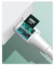 Baseus CATSW-G02 USB/USB-C adat- és töltőkábel, VOOC Quick Charge 3.0 gyorstöltés, 5A, 2m, fehér Mobil / Kommunikáció / Smart - Mobiltelefon kiegészítő / tok - Kábel / átalakító - 408655