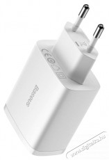 Baseus hálózati töltő, Compact töltő 3XUSB, 17W, EU, fehér (CCXJ020102) Mobil / Kommunikáció / Smart - Mobiltelefon kiegészítő / tok - Hálózati-, autós töltő - 476194