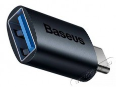 Baseus ZJJQ000003 USB-C apa - USB-A anya Adapter Mobil / Kommunikáció / Smart - Mobiltelefon kiegészítő / tok - Kábel / átalakító - 476205