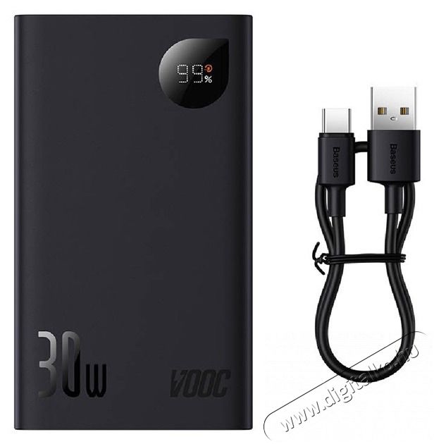Baseus PPAD050101 Adaman 2 20000mAh fekete power bank Mobil / Kommunik&aacute;ci&oacute; / Smart - Powerbank / K&uuml;lső akkumul&aacute;tor &eacute;s t&ouml;ltő - 496803