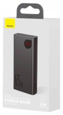 Baseus PPIMDA-D01 Adaman Metal 20000mAh fekete power bank Mobil / Kommunikáció / Smart - Powerbank / Külső akkumulátor és töltő - 496800