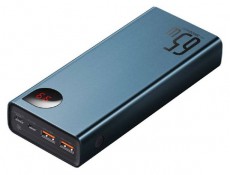 Baseus PPIMDA-D03 Adaman Metal 20000mAh kék power bank Mobil / Kommunikáció / Smart - Powerbank / Külső akkumulátor és töltő - 496791