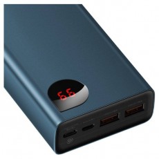 Baseus PPIMDA-D03 Adaman Metal 20000mAh kék power bank Mobil / Kommunikáció / Smart - Powerbank / Külső akkumulátor és töltő - 496791
