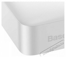 Baseus Bipow PPBD050302 20.000mAh, 20W, fehér (Micro-USB kábel, 25cm) kijelzős power bank Mobil / Kommunikáció / Smart - Powerbank / Külső akkumulátor és töltő - 496878