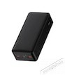 Baseus Bipow PPBD050401 30.000mAh, 20W, fekete (Micro-USB kábel, 25cm) kijelzős power bank Mobil / Kommunikáció / Smart - Powerbank / Külső akkumulátor és töltő - 496882