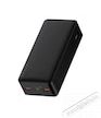 Baseus Bipow PPBD050401 30.000mAh, 20W, fekete (Micro-USB kábel, 25cm) kijelzős power bank Mobil / Kommunikáció / Smart - Powerbank / Külső akkumulátor és töltő - 496882