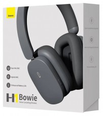 Baseus Bowie H1 ANC Bluetooth szürke fejhallgató Audio-Video / Hifi / Multimédia - Fül és Fejhallgatók - Fejhallgató - 497359