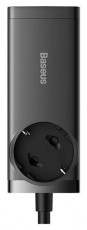 Baseus PSZM000401 GaN3 Pro 100W 2xUSB/2xUSB C/AC fekete töltő Akkuk és töltők - Li-ion akkumulátor és töltő (gyári) - Töltő / hálózati adapter - 500208