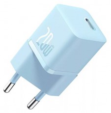 Baseus CCGN050103 Mini GaN5 20W kék hálózati töltő adapter Háztartás / Otthon / Kültér - Világítás / elektromosság - Hálózati elosztó / hosszabbító / adapter - 507866