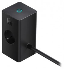 Baseus PSLR000301 PowerCombo 65W fekete h&aacute;l&oacute;zati t&ouml;ltő &eacute;s eloszt&oacute; Tv kieg&eacute;sz&iacute;tők - K&aacute;bel / csatlakoz&oacute; - Csatlakoz&oacute; / eloszt&oacute; / &aacute;talak&iacute;t&oacute; - 507869