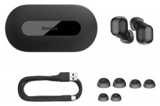 Baseus Bowie EZ10 True Wireless Bluetooth fekete fülhallgató Audio-Video / Hifi / Multimédia - Fül és Fejhallgatók - Fülhallgató - 515034