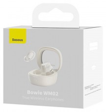 Baseus Bowie WM02 True Wireless Bluetooth fehér fülhallgató Audio-Video / Hifi / Multimédia - Fül és Fejhallgatók - Fülhallgató - 515032