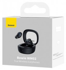 Baseus Bowie WM02 True Wireless Bluetooth fekete fülhallgató Audio-Video / Hifi / Multimédia - Fül és Fejhallgatók - Fülhallgató - 515033