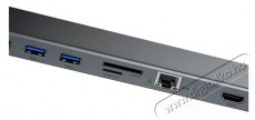 Baseus CATSX-G0G Enjoyment 11in1 HUB Iroda és számítástechnika - Notebook kiegészítő - USB hub / elosztó - 515031