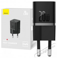 Baseus CCGN050101 GaN5 20W USB/USB C fekete töltő Mobil / Kommunikáció / Smart - Mobiltelefon kiegészítő / tok - Hálózati-, autós töltő - 515843