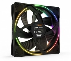 BE QUIET ! LIGHT WINGS 120mm PWM ARGB fekete ventilátor Iroda és számítástechnika - Számítógép tartozék - Ventilátor - 462680