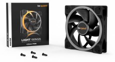 BE QUIET ! LIGHT WINGS 120mm PWM ARGB fekete ventilátor Iroda és számítástechnika - Számítógép tartozék - Ventilátor - 462680