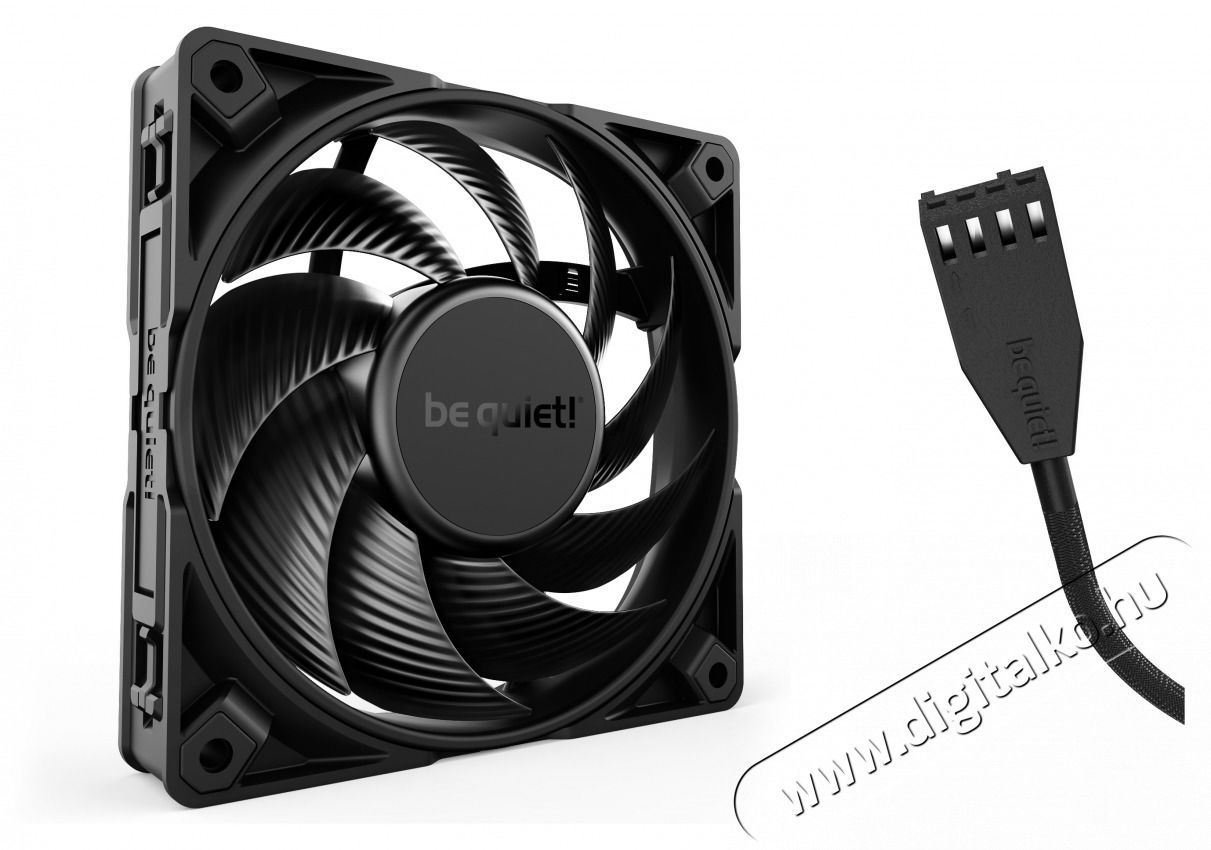 BE QUIET ! SILENT WINGS PRO 4 120mm PWM fekete ventil&aacute;tor Iroda &eacute;s sz&aacute;m&iacute;t&aacute;stechnika - Sz&aacute;m&iacute;t&oacute;g&eacute;p tartoz&eacute;k - Ventil&aacute;tor - 462671