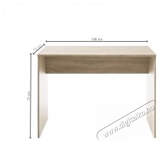 Bega OPTIMUS &iacute;r&oacute;asztal, m&eacute;retei 106x75x75 cm, Sonoma sz&iacute;nű H&aacute;ztart&aacute;s / Otthon / K&uuml;lt&eacute;r - Egy&eacute;b h&aacute;ztart&aacute;si term&eacute;k - 536090