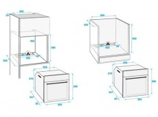 Beko BIM35400XMS elektromos sütő Konyhai termékek - Sütő-főzőlap, tűzhely (beépíthető) - Sütő (beépíthető) - 303223