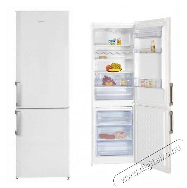 Beko CS-234030 hűtőszekrény Konyhai termékek - Hűtő, fagyasztó (szabadonálló) - Alulfagyasztós kombinált hűtő - 284071