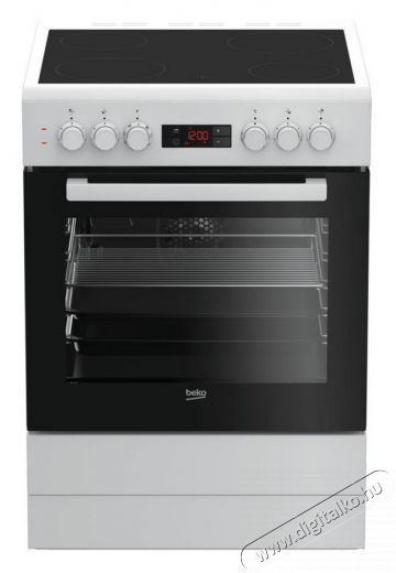 Beko FSM67300GWS elektromos tűzhely Konyhai termékek - Sütő-főzőlap, tűzhely (szabadonálló) - Elektromos tűzhely (szabadonálló) - 338078