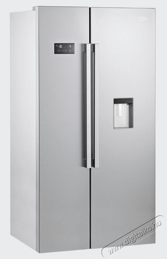 Beko GN-163220S hűtőszekrény Konyhai termékek - Hűtő, fagyasztó (szabadonálló) - Amerikai típusú Side By Side hűtő - 284076