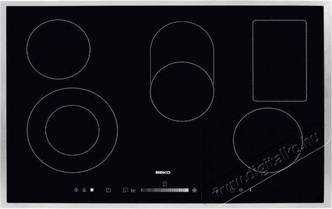 Beko HIC85502TX elektromos főzőlap Konyhai termékek - Sütő-főzőlap, tűzhely (beépíthető) - Elektromos főzőlap (beépíthető) - 325718