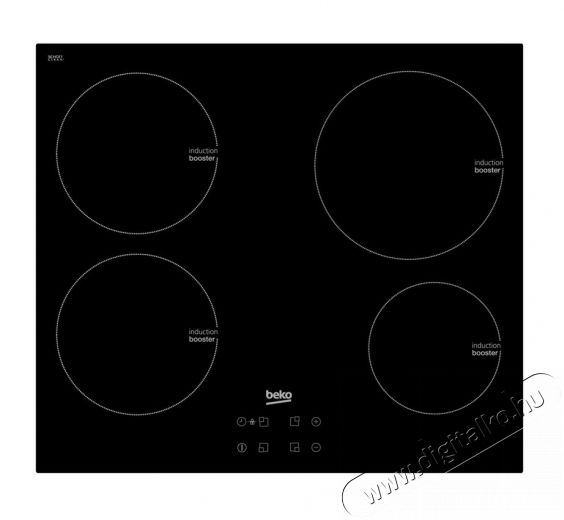 Beko HII64400AT indukciós főzőlap Konyhai termékek - Sütő-főzőlap, tűzhely (beépíthető) - Indukciós főzőlap (beépíthető) - 303228