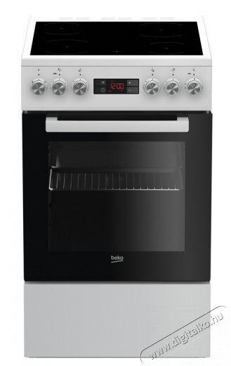 Beko FSM57300GW Elektromos tűzhely Konyhai termékek - Sütő-főzőlap, tűzhely (szabadonálló) - Elektromos tűzhely (szabadonálló) - 362636