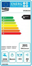 Beko DFS28131X mosogatógép Konyhai termékek - Mosogatógép - Keskeny (45cm-ig) szabadonálló mosogatógép - 348396