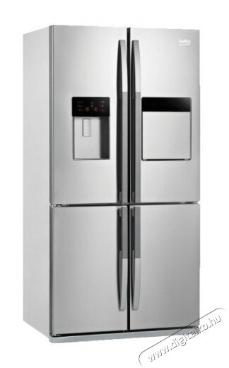 Beko GNE134630X Side by side hűtőszekrény Konyhai termékek - Hűtő, fagyasztó (szabadonálló) - Amerikai típusú Side By Side hűtő - 348398