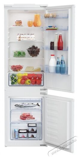 Beko BCSA285K3SN beépíthető alulfagyasztós hűtőszekrény Konyhai termékek - Hűtő, fagyasztó (szabadonálló) - Alulfagyasztós kombinált hűtő - 364961