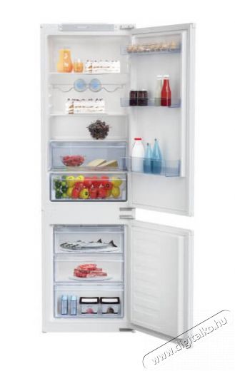Beko BCSA283E2S beépíthető alulfagyasztós hűtő Konyhai termékek - Hűtő, fagyasztó (beépíthető) - Alulfagyasztós kombinált hűtő - 349960