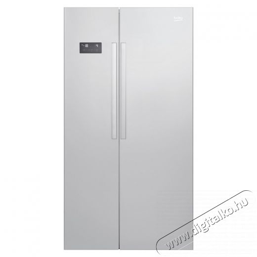 Beko GN163120S Side By Side hűtőszekrény - inox Konyhai termékek - Hűtő, fagyasztó (szabadonálló) - Amerikai típusú Side By Side hűtő - 311419