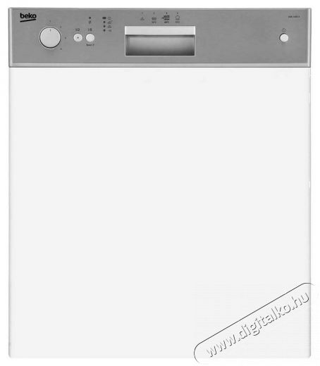 Beko DSN05210X mosogatógép Konyhai termékek - Mosogatógép - Normál (60cm) beépíthető mosogatógép - 306415