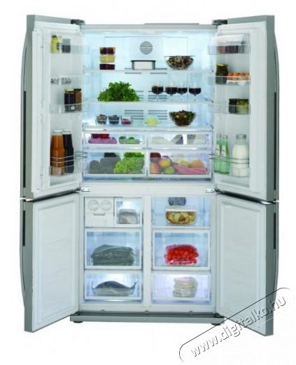 Beko GNE-114612X hűtőszekrény Konyhai termékek - Hűtő, fagyasztó (szabadonálló) - Amerikai típusú Side By Side hűtő - 284077