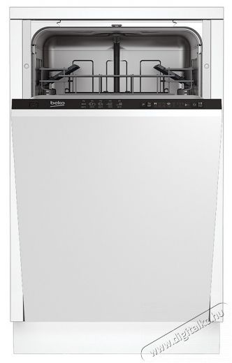 Beko DIS15010 mosogatógép Konyhai termékek - Mosogatógép - Keskeny (45cm-ig) beépíthető mosogatógép - 306412