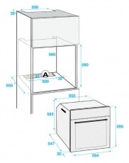 Beko BIS35500XMS beépíthető elektromos sütő Konyhai termékek - Sütő-főzőlap, tűzhely (beépíthető) - Sütő (beépíthető) - 349964
