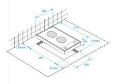 Beko HDCE32201X elektromos főzőlap Konyhai termékek - Sütő-főzőlap, tűzhely (beépíthető) - Elektromos főzőlap (beépíthető) - 303232