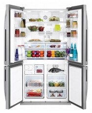 Beko GNE114612FX hűtőszekrény Konyhai termékek - Hűtő, fagyasztó (szabadonálló) - Amerikai típusú Side By Side hűtő - 303237
