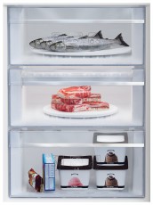 Beko RCSA366K40XBN alulfagyasztós hűtőszekrény Konyhai termékek - Hűtő, fagyasztó (szabadonálló) - Alulfagyasztós kombinált hűtő - 372657