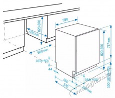 Beko DIN-36421 beépíthető mosogatógép Konyhai termékek - Mosogatógép - Normál (60cm) beépíthető mosogatógép - 373464