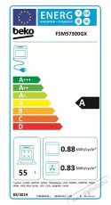 Beko FSM-57300 GX Kerámialapos tűzhely Konyhai termékek - Sütő-főzőlap, tűzhely (szabadonálló) - Elektromos tűzhely (szabadonálló) - 373470