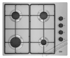 Beko HIGG-64120 SX beépíthető főzőlap Konyhai termékek - Sütő-főzőlap, tűzhely (beépíthető) - Gázfőzőlap (beépíthető) - 373474