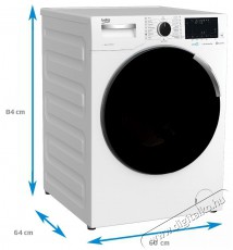 Beko WTV-10744 X elöltöltős mosógép Háztartás / Otthon / Kültér - Mosógép / szárítógép - Elöltöltős normál (60cm-ig) mosógép - 373496