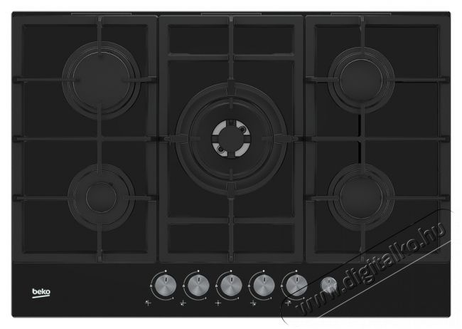 Beko HILW 75235 S beépíthető gáz főzőlap Konyhai termékek - Sütő-főzőlap, tűzhely (beépíthető) - Gázfőzőlap (beépíthető) - 433119