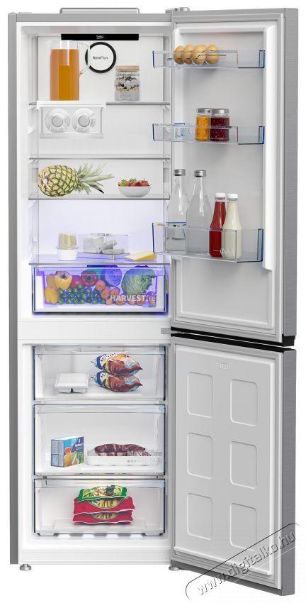 Beko B5RCNA365HXB alulfagyaszt&oacute;s hűtő Konyhai term&eacute;kek - Hűtő, fagyaszt&oacute; (szabadon&aacute;ll&oacute;) - Alulfagyaszt&oacute;s kombin&aacute;lt hűtő - 499668