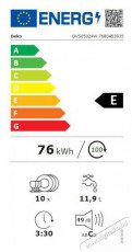 Beko DVS05024W keskeny mosogatógép Konyhai termékek - Mosogatógép - Keskeny (45cm-ig) szabadonálló mosogatógép - 499670
